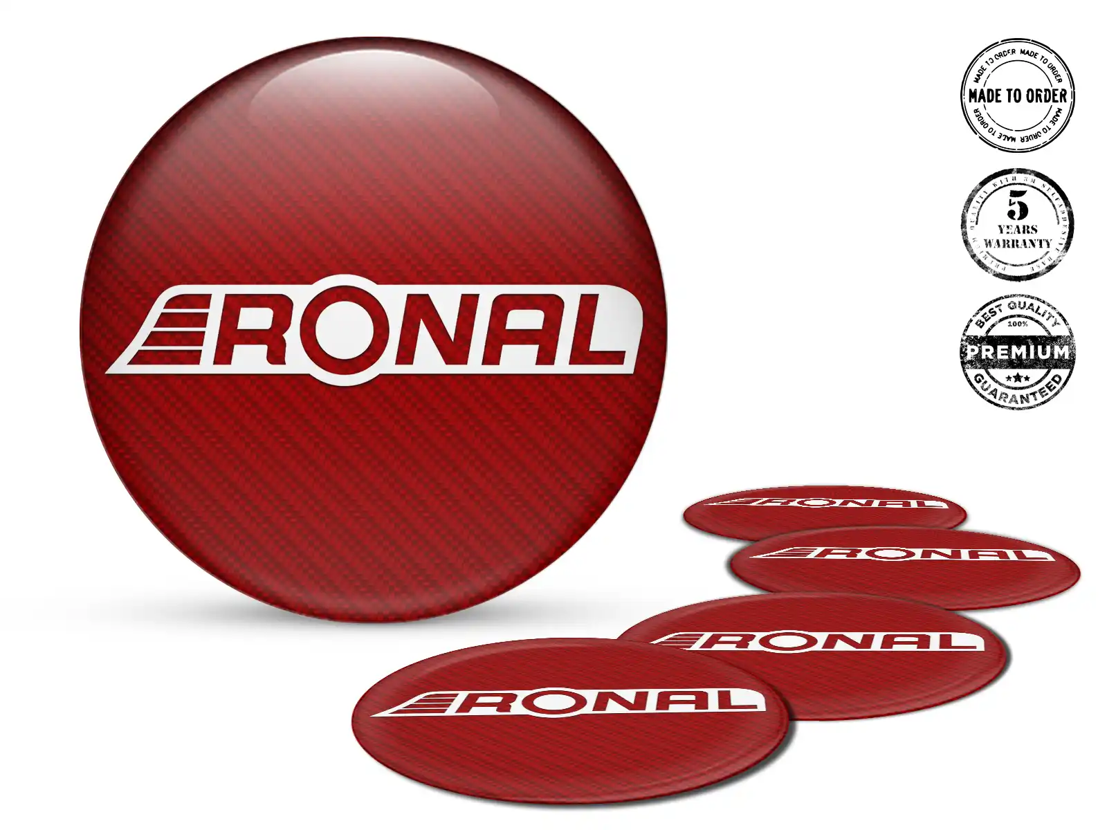 Ronal Ruota Adesivi Edizione Stile Silicone Lusso